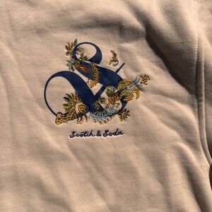 Scotch & Soda Cream Hoodie